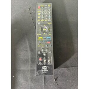 Hitachi Remote Control DV-RMPF2 Black Excellent DVD VCR TV Combo Replacement